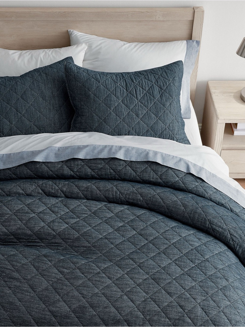 Pottery Barn Teen Quilted Blue Bedspread